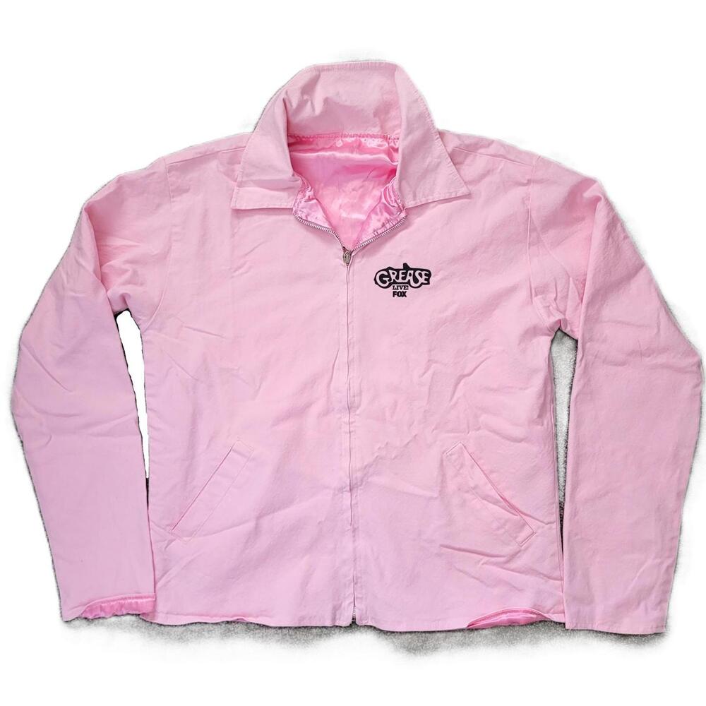Grease FOX Live Pink Ladies Jacket Women’s Small Zip Up Promo TV Swag
